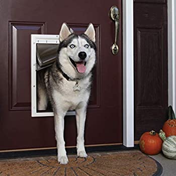 【中古】【輸入品・未使用】Radio PetSafe Door Extreme Weather White Large Provides Extra Energy Efficiency