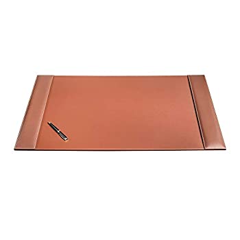 【中古】【輸入品・未使用】Dacasso 素朴なブラウンレザー 34インチ x 20インチ サイドレールデスクパッド|スカイマーケットプラス