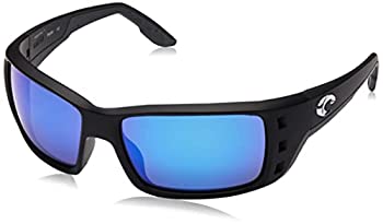【中古】【インポート品・未当てはめる】COSTA DEL MAR PERMIT BLACK POLARIZED BLUE MIRROR 580G SUNGLASSES
