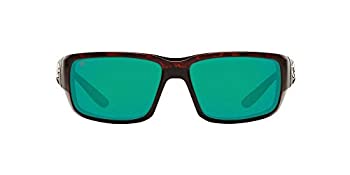 【中古】【インポート品・未当てはめる】Costa Del Mar TF10OGMGLP Fantail Unisex-成年者Tortoiseフレームグリーンミラー580g水晶体さあ美偏光黒眼鏡
