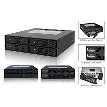 【中古】【輸入品・未使用】ICY DOCK MB994SP4S-4x2.5 HDD SAS/SATAケージ