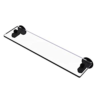 【中古】【輸入品・未使用】Soho Collection 22 Inch Glass Vanity Shelf with Beveled Edges - SH-1/22-BKM