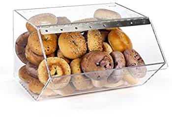 【中古】【輸入品・未使用】displays2go Pastry Display Case for Bagels、クリア