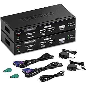 【中古】【インポート品・未当て嵌める】TRENDnet TK-EX4 KVM Extension Kit - KVM extender - USB - up to 328 フィート