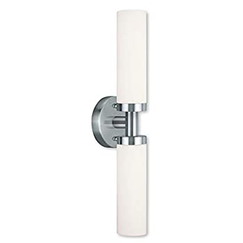 【中古】【輸入品・未使用】Livex Lighting 10104-91 エアロ2ライト バスライト ブラッシュドニッケル 27,269円