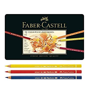 【中古】【インポート品・未当て嵌める】ファーバーカステルPolychromos色つや木筆は、最御前上等絵書き特性は、金属元素錫は、 72の書き割り Faber Castell Polychromos Color Pencils Fi
