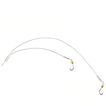 【中古】【輸入品・未使用】釣りスイベルタックルフライソリッドクリップ一括ロット卸売Supplies z0166テスト4?kg海二重線フック|スカイマーケットプラス