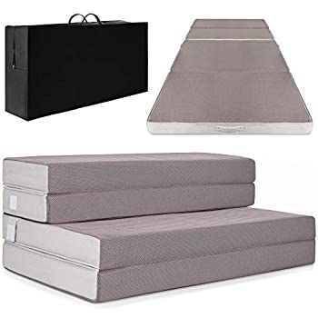【中古】【輸入品・未使用】Best Choice Products 4%ダブルクォーテ% Folding Portable Mattress Queen(並行輸入品) (Full)|スカイマーケットプラス