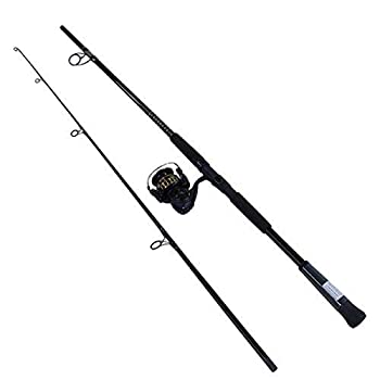 【中古】【インポート品・未当て嵌める】Daiwa BG4000/802M Bg Pre-Mounted Saltwater Spinning Combo 8\u0027 Med-Inshore