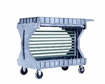 【中古】【輸入品・未使用】akro-mils 30906オプション9レールキットfor Hanging AkroBins on 30936?Large ProCart、グレー