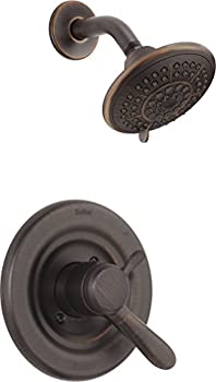【中古】【輸入品・未使用】Delta T17238-RB Lahara 1-Handle 1-Spray Raincan Shower Only Faucet in Venetian Bronze with Dual Function Cartridge|スカイマーケットプラス