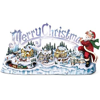 【中古】【輸入品・未使用】01-09497-001　トーマス・キンケード　ミュージカルミニチュア村　クリスマス置物　Bradford Exchange【並行輸入】