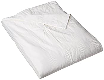 【中古】【輸入品・未使用】(Twin) - Natural Comfort Ultra Deluxe 100-Percent Natural Mulberry Silk Filled Dobby White Comforter for Summer