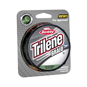 【中古】【インポート品・未当て嵌める】(80/15%ｶﾝﾏ% Moss Green) - Berkley 1500-Yard Trilene Braid Professional Grade Fishing Line