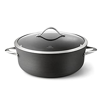 【中古】【輸入品・未使用】Calphalon コンテンポラリー ハード陽極酸化 アルミニウム 焦げつかない 調理器具 、 ダッチ オーブン 、 8 1/2 クォート、 ブラック|スカイマーケットプラス