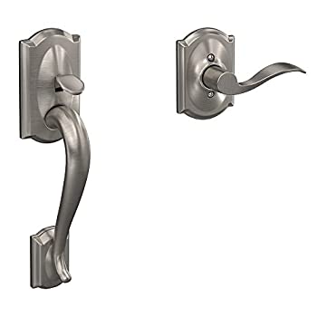【中古】【輸入品・未使用】Schlage FE285 619 Acc CAM LH下半分ハンドルセット サテンニッケル