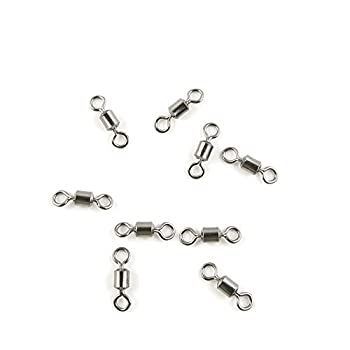 【中古】【インポート品・未当て嵌める】魚釣りスイベルタックルフライソリッドクリップ一括ロット卸売Supplies t0599?Rolling取り調べる40?kg