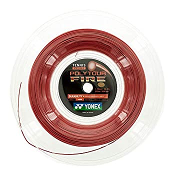 【中古】【インポート品・未当て嵌める】YONEX ポリツアーファイア 125/16L 庭球より糸木管 赤いこと