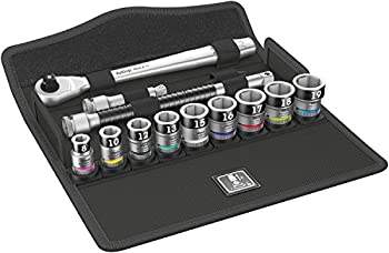 【中古】【輸入品・未使用】Wera 05003785001 8100 SB 1ホールディング機能ソケットセット、Zyklopメタルスイッチ、ブラック、3/8インチ