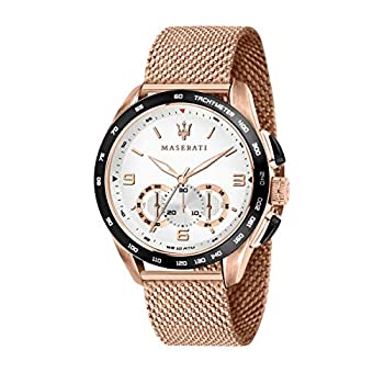 【中古】【輸入品・未使用】Maserati (マセラティ) 公式腕時計 Traguardo クロノグラフ クオーツ石英 100m防水 メンズ 男性用 R8873612011 【正規輸入品】｜スカイマーケットプラス