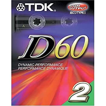 【中古】【輸入品・未使用】TDK IEC I/Type 1 D60 Dynamic Performance 60-Minute Cassette (2 pack) [並行輸入品]｜スカイマーケットプラス