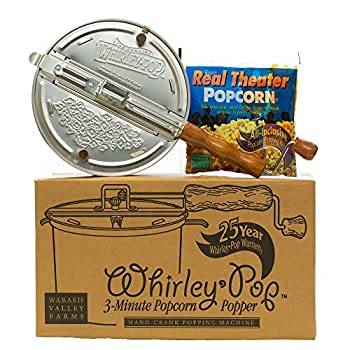 【中古】【輸入品・未使用】Whirley-Pop Stovetop Popcorn Popper　ストーブトップ　ポップコーン・ポッパー (ポップコーン付) [並行輸入品]