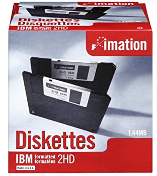 【中古】【インポート品・未当てはめる】イメーション 3.5inFD DOS/V初期化25枚入 紙箱×1 US操作手順品 MF2固定ディスク-WIN-25KS