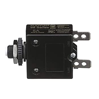【中古】【輸入品・未使用】SEACHOICE 13091 プッシュボタン サーキットブレーカー 5A｜スカイマーケットプラス