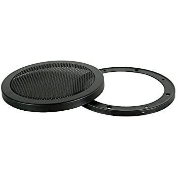 【中古】【輸入品・未使用】直径5-1/4インチ 2ピース メッシュスピーカーグリル - ブラック