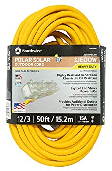 【中古】【インポート品・未当て嵌める】Coleman Cable 03488 12/3-Wire Gauge Tri-Source SJEOW Outdoor Vinyl Extension Cord%ｶﾝﾏ% 50-Feet by Coleman Cable [並行輸入品]