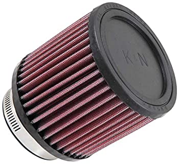 【中古】【輸入品・未使用】K&N ユニバーサルクランプオンエアフィルター:高性能、プレミアム、洗浄可能、交換用エンジンフィルター:フランジ直径:3インチ、フィルター高さ: