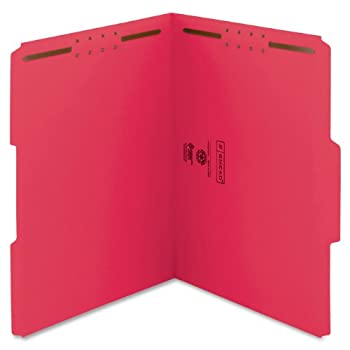 【中古】【インポート品・未当て嵌める】Folders%ｶﾝﾏ% Two Fasteners%ｶﾝﾏ% 1/3 Cut Assorted%ｶﾝﾏ% Top Tab%ｶﾝﾏ% Letter%ｶﾝﾏ% Red%ｶﾝﾏ% 50/Box (並行輸入品)