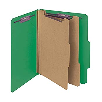 【中古】【輸入品・未使用】Pressboard Classification Folders%ｶﾝﾏ% Letter%ｶﾝﾏ% Six-Section%ｶﾝﾏ% Green%ｶﾝﾏ% 10/Box (並行輸入品)
