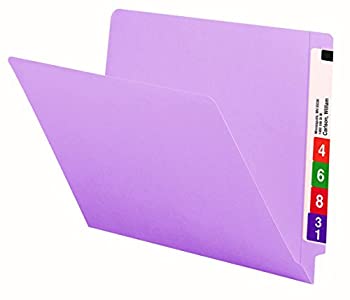【中古】【輸入品・未使用】Colored File Folders%ｶﾝﾏ% Straight Cut Reinforced End Tab%ｶﾝﾏ% Letter%ｶﾝﾏ% Lavender%ｶﾝﾏ% 100/Box (並行輸入品)
