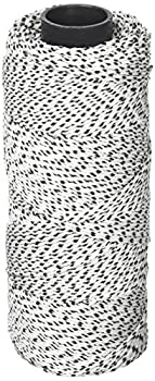 【中古】【輸入品・未使用】Bon 11-285 18#%ｶﾝﾏ% 500-Feet Bonded Braided Nylon Line%ｶﾝﾏ% White with Black Flecks by Bon Tool [並行輸入品]
