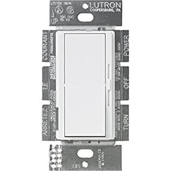 【中古】【インポート品・未当て嵌める】LUTRON(ルートロン) ディーバ 3座標軸変速気違い制御装置 1.5A 単極3投 DVFSQ-F-WH 1