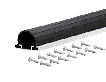 【中古】【輸入品・未使用】M-d Products 87668 18 ft. Black Universal Aluminum & Rubber Garage Door Bottom [並行輸入品]