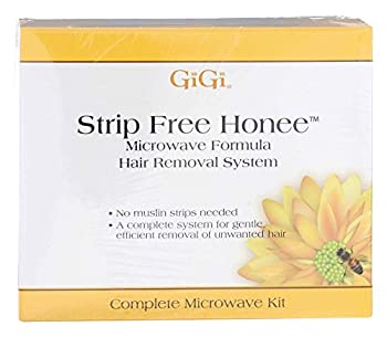 【中古】【インポート品・未当て嵌める】Gigi Strip Free Honee Hair Removal System (Mircowave) Kit (並行輸入品)