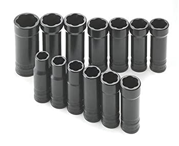 【中古】【輸入品・未使用】SK 833 13 Piece 3/8-Inch Drive Standard and Metric Deep Turbosocket Fastener Removal Set by SK Handtools [並行輸入品]