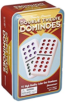 【中古】【インポート品・未当て嵌める】Double 12 Colour Dot Dominoes インチ Tin パソコン・周辺機器-その他