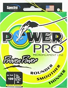 【中古】【輸入品・未使用】(45kg Test%カンマ% Yellow) - PowerPro Hi- Vis Yellow Line- 45kg/ 300 Yd 21101000300Y|スカイマーケットプラス