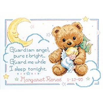 【中古】【輸入品・未使用】Cuddly Bear Birth Record Counted Cross Stitch Kit-12%ﾀﾞﾌﾞﾙｸｫｰﾃ%X9%ﾀﾞﾌﾞﾙｸｫｰﾃ% 14 Count (並行輸入品)