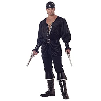 【中古】【輸入品・未使用】黒の海賊 大人用ハロウィンコスチューム XLサイズ Blackheart The Pirate Adult