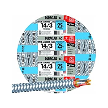 【中古】【輸入品・未使用】Southwire55278521AC Cable-25 14/3 STL ARMOR CABLE (並行輸入品)