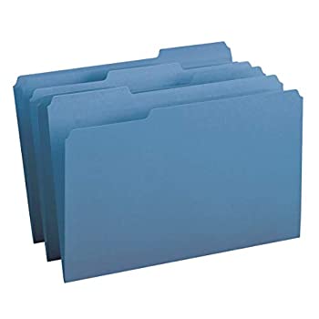 【中古】【輸入品・未使用】File Folders%ｶﾝﾏ% 1/3 Cut Top Tab%ｶﾝﾏ% Legal%ｶﾝﾏ% Blue%ｶﾝﾏ% 100/Box (並行輸入品)