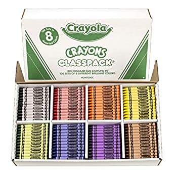 【中古】【輸入品・未使用】Classpack Regular Crayons%ｶﾝﾏ% 8 Colors%ｶﾝﾏ% 800/BX (並行輸入品)