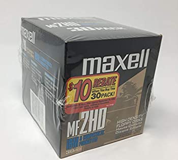 【中古】【インポート品・未当てはめる】マクセル maxell 3.5inFD Windows初期化済 30枚容器に並べる MF2固定ディスク [並行輸入品]