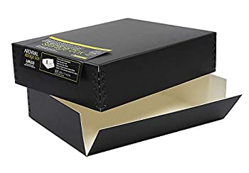 【中古】【輸入品・未使用】Lineco Museum Storage Box Black 8.5X10.5X3 In by Lineco