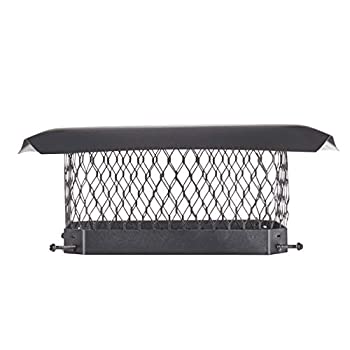 【中古】【輸入品・未使用】(シェルター) Shelter SC1216 亜鉛メッキスチール煙突キャップ 9%ﾀﾞﾌﾞﾙｸｫｰﾃ% x 13%ﾀﾞﾌﾞﾙｸｫｰﾃ% ブラック SC913 1｜スカイマーケットプラス
