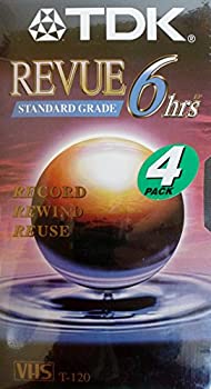 【中古】【インポート品・未当て嵌める】(Single) - TDK 4 Pack T-120 VHS Video Tape